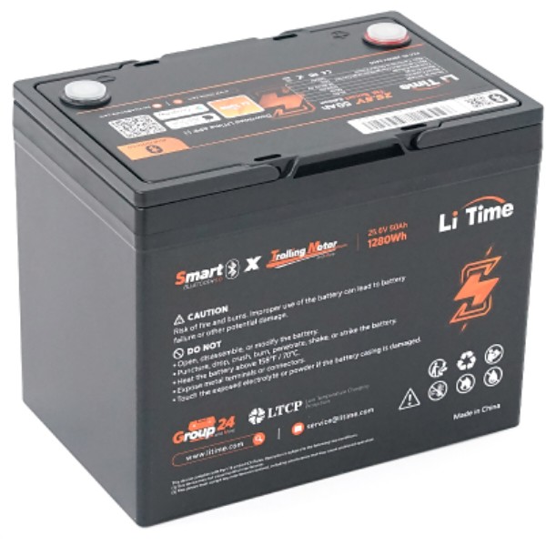 Фото - Аккумулятор для ИБП Li-TIME 25.6V 50Ah (L24V50-50-TM-BT-8-A70)